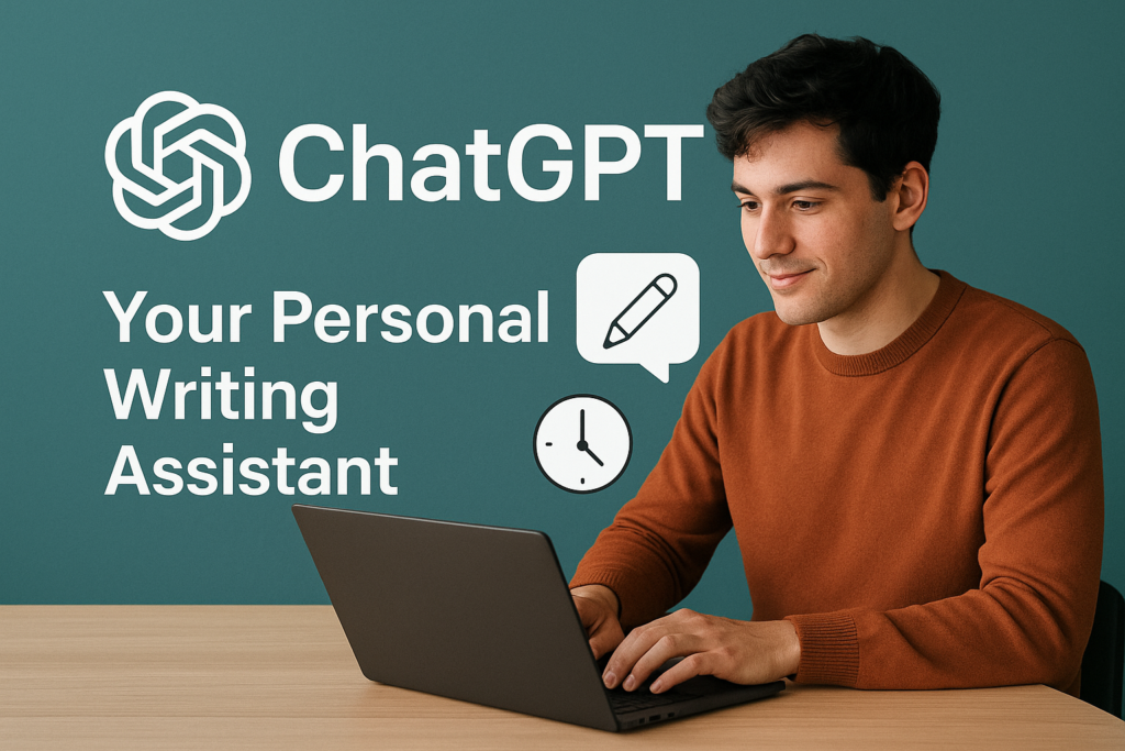 Real creator using ChatGPT as a personal writing assistant to save time